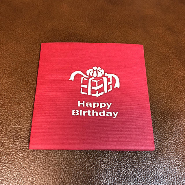 【新品】グリーティングカード(Happy Birthday) ハンドメイドの文具/ステーショナリー(カード/レター/ラッピング)の商品写真