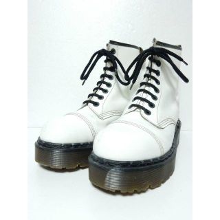 ドクターマーチン(Dr.Martens)のレアカラー！英国製！ドクターマーチンUK8クレイジーボム氷室京介ヒロト厚底白北村(ブーツ)