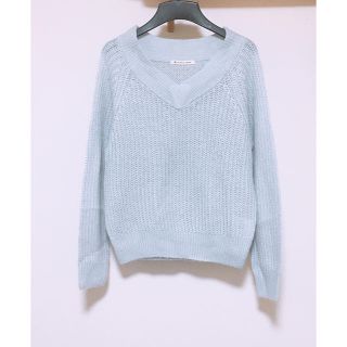 マジェスティックレゴン(MAJESTIC LEGON)の【新品】マジェスティックレゴン Ｖネックニット(ニット/セーター)