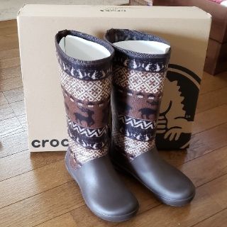 クロックス(crocs)の雨風の日に！クロックス サマールーセント ブーツ W5(ブーツ)