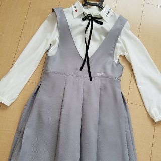 レピピアルマリオ(repipi armario)のrepipi armarioレピピ卒服ワンピ＆シャツ＆リボン(ワンピース)