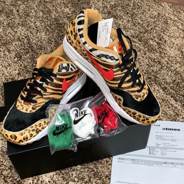 Nike Airmax1 Animal Pack atmos新品 Supreme