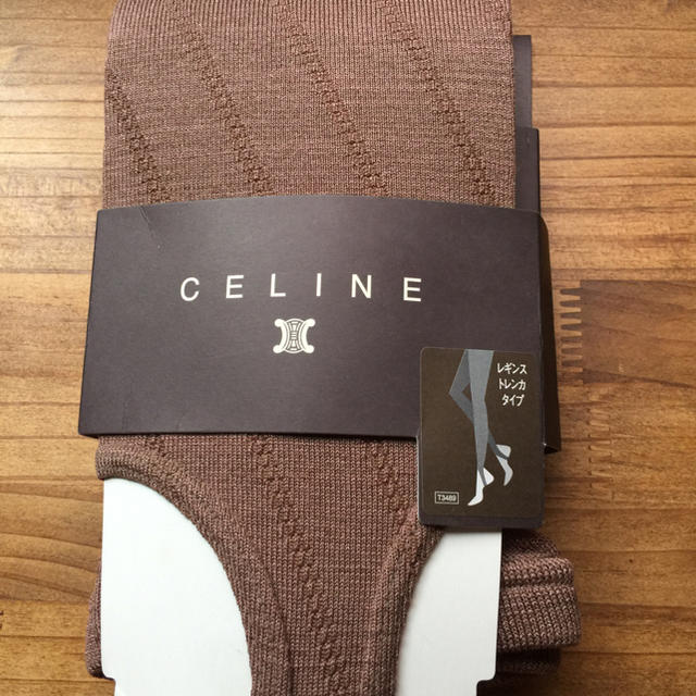 celine(セリーヌ)の新品未使用 CELINE レギンス ブラウン レディースのレッグウェア(レギンス/スパッツ)の商品写真