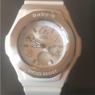 ベビージー(Baby-G)のBaby-G ホワイト Casio(腕時計)