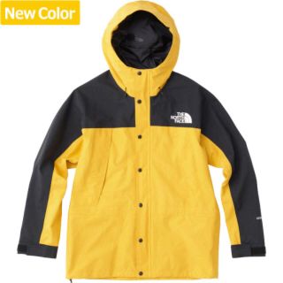 ザノースフェイス(THE NORTH FACE)の限定値下ノースフェイス  マウンテンライトジャケット レオパードイエローXL(マウンテンパーカー)