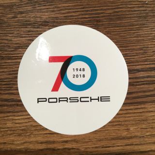 ポルシェ(Porsche)のPORSCHE 70thステッカー(車外アクセサリ)