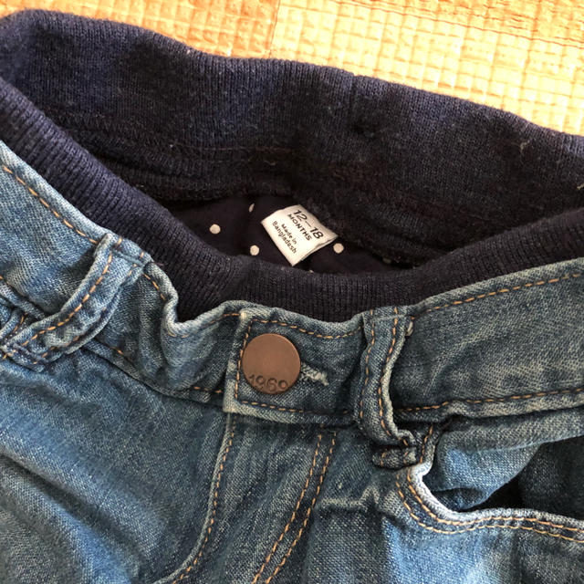 babyGAP(ベビーギャップ)の【80サイズ】裏地ドット GAPデニム キッズ/ベビー/マタニティのベビー服(~85cm)(パンツ)の商品写真