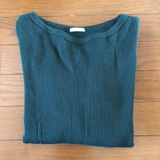 ジーユー(GU)のGU ワッフルドルマンスリーブT(長袖)Sサイズ(カットソー(長袖/七分))