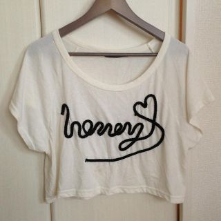 ヘザー(heather)のショート丈 トップス(Tシャツ(半袖/袖なし))