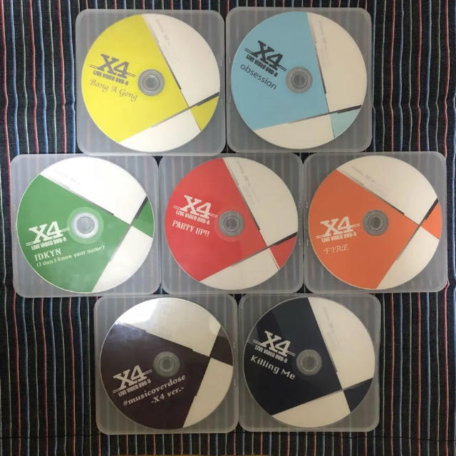 X4 DVD 会場限定特典 全7種類セット