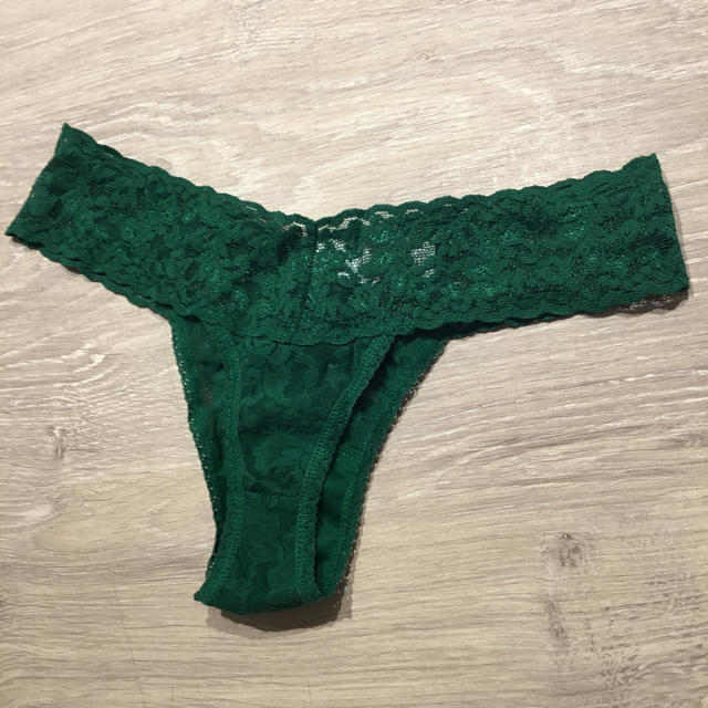 HANKY PANKY(ハンキーパンキー)のハンキーパンキー レースタンガ グリーン レディースの下着/アンダーウェア(ショーツ)の商品写真