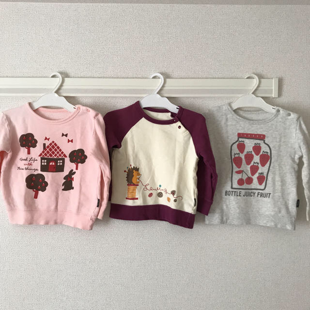 ベルメゾン(ベルメゾン)の冬物セット♡女の子♡まとめ売り キッズ/ベビー/マタニティのキッズ服女の子用(90cm~)(Tシャツ/カットソー)の商品写真