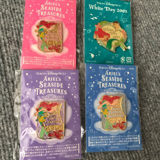 アリエル(アリエル)の非売品★東京ディズニーシー ピンバッチ アリエル セット(ノベルティグッズ)