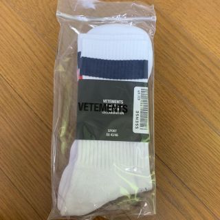 シュプリーム(Supreme)のVetements  ヴェトモン  靴下  未使用  43-46 ２色セット(ソックス)