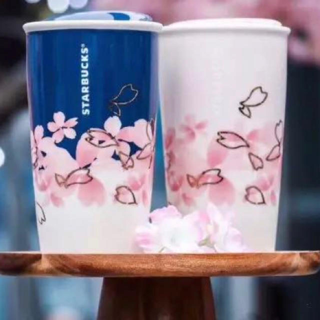 Starbucks Coffee(スターバックスコーヒー)の海外スターバックス 桜タンブラー（ペア）  インテリア/住まい/日用品のキッチン/食器(タンブラー)の商品写真