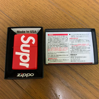 ジッポー(ZIPPO)のSupreme  Zippo   未使用(タバコグッズ)