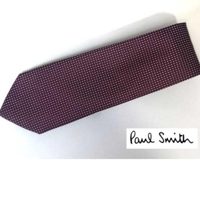 Paul Smith(ポールスミス)の美品★ポールスミスコレクション★最高級ドット柄ネクタイ★７．７ｃｍ メンズのファッション小物(ネクタイ)の商品写真