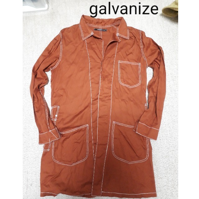 Galvanize(ガルヴァナイズ)のガルヴァナイズ　ロング丈シャツ メンズのトップス(シャツ)の商品写真