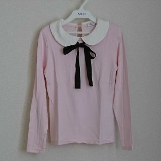 ミルク(MILK)の専用 MILK トップス ピンク ＆ オーバーニーソックス(カットソー(長袖/七分))