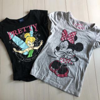 ディズニー(Disney)のティーンカーベルとミニーTシャツ２枚組(Tシャツ/カットソー)