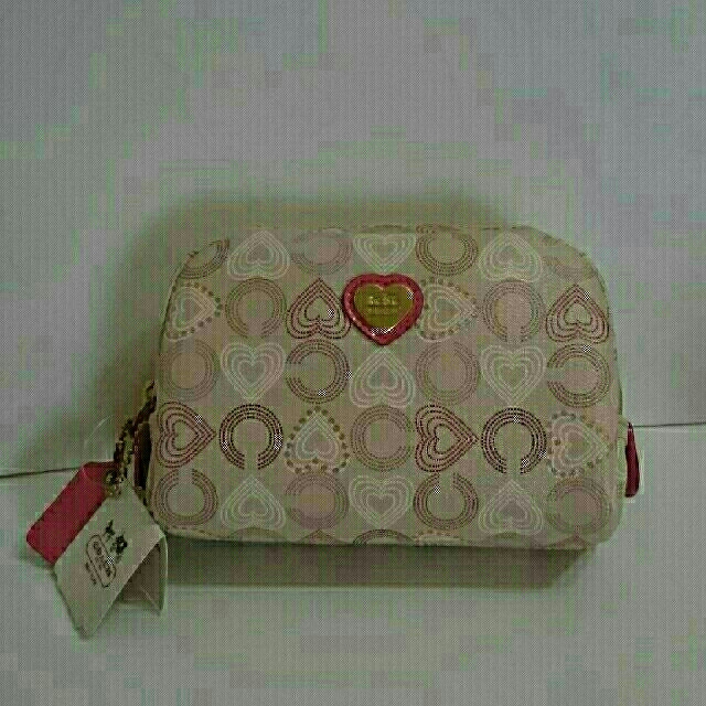 COACH レザーポーチ 1