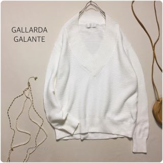 ガリャルダガランテ(GALLARDA GALANTE)のGALLARDAGALANTE 2016年製 . Ｖネック ニット プルオーバー(ニット/セーター)