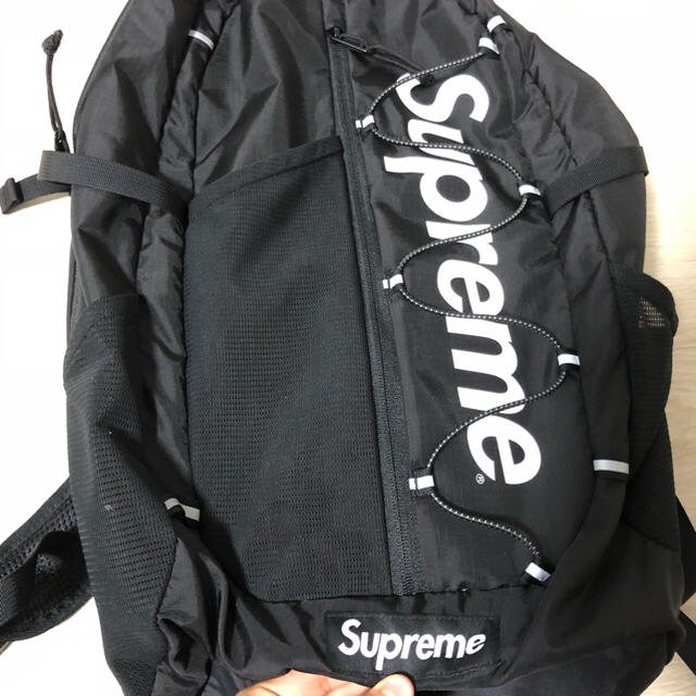 Supreme backpack 黒 2017SSバッグ - バッグパック/リュック