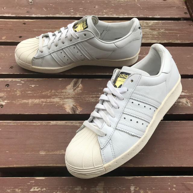 美品25 adidasアディダス スーパースター80S VIN DLX W495