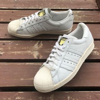 アディダス(adidas)の美品25 adidasアディダス スーパースター80S VIN DLX W495(スニーカー)