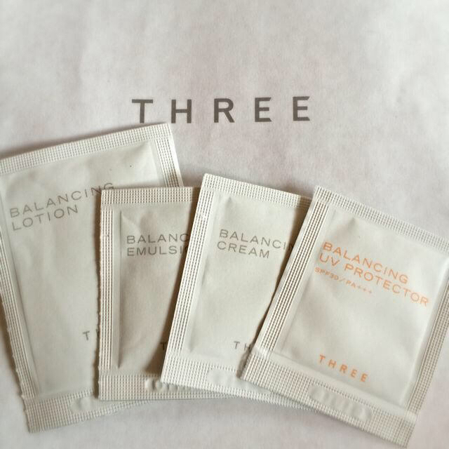 THREE(スリー)のTHREE/サンプルセット コスメ/美容のベースメイク/化粧品(その他)の商品写真