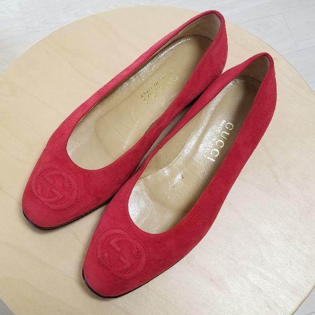 Gucci(グッチ)のまり様専用 GUCCI ダブルG ローファー パンプス 靴 スエード 赤 グッチ レディースの靴/シューズ(ローファー/革靴)の商品写真