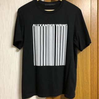 アレキサンダーワン(Alexander Wang)のALEXANDER WANG 46 ブラック バーコード Tシャツ(Tシャツ/カットソー(半袖/袖なし))