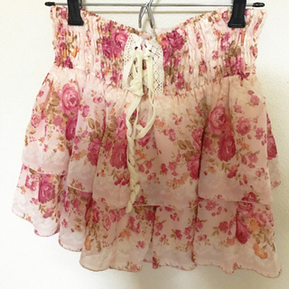 リズリサ(LIZ LISA)のミニスカート  花柄(ミニスカート)
