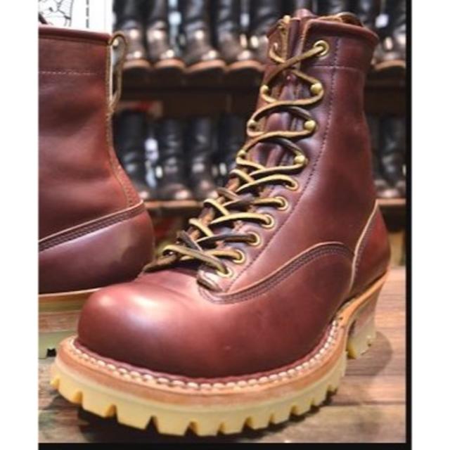 Wesco(ウエスコ)のホワイツ 純正 茶革紐 約180cm wesco redwingにも メンズの靴/シューズ(ブーツ)の商品写真