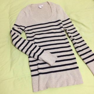 ギャップ(GAP)のGAP ボーダー リブニット(ニット/セーター)