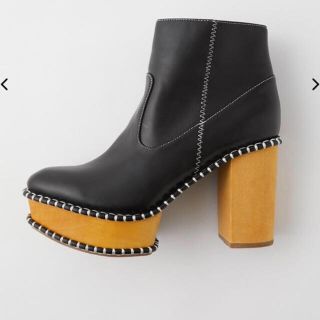 マウジー(moussy)のmoussy  wood  sole boots(ブーツ)