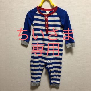 ベビーギャップ(babyGAP)のbaby GAP ロンパース長袖 綿生地(ロンパース)