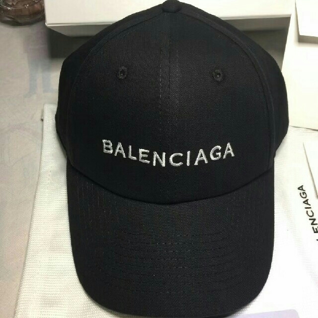 【超ポイントバック祭】 Balenciaga - BALENCIAGA キャップ 黒 キャップ - covid19.ins.gov.mz