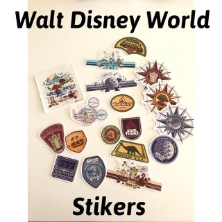 ディズニー(Disney)のフロリダディズニー ステッカー お土産 WDW ワールド パークス ランドシール(しおり/ステッカー)