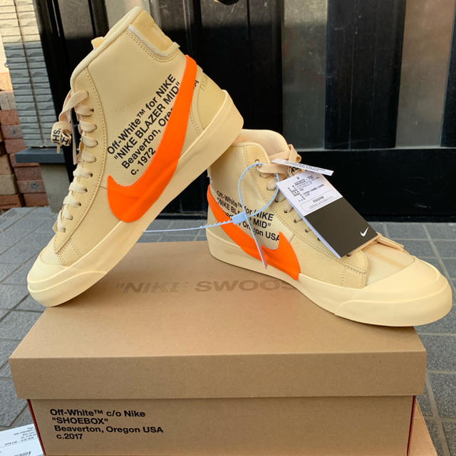 NIKE.OFF-WHITE THE10 BLAZER MID