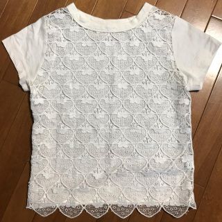 プープレ(peu pres)のつきみ様  peu pres いちごレースのTシャツ(Tシャツ(半袖/袖なし))