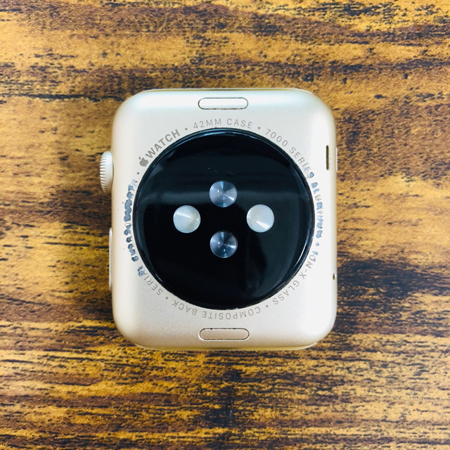 Apple Watch(アップルウォッチ)のApple Watch スポーツ - 42mm ゴールド ミッドナイトブルー メンズの時計(腕時計(デジタル))の商品写真