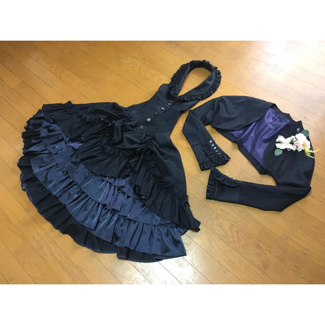 定価28,140円!アトリエボズラパンアジルアトリエピエロワンピース黒青