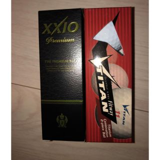 ダンロップ(DUNLOP)の【送料込】XXIO & VTITAN ゴルフボール 3個入×2(その他)