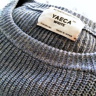 ヤエカ(YAECA)のYAECA WRITE / 7G linen/cotton クルーネックニット(ニット/セーター)