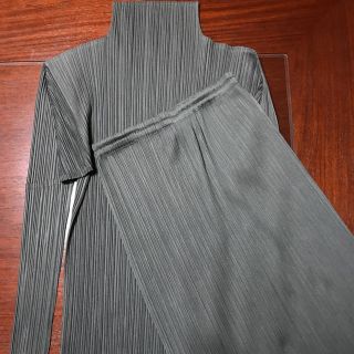 プリーツプリーズイッセイミヤケ(PLEATS PLEASE ISSEY MIYAKE)のイッセイミヤケ グレーのセット(セット/コーデ)