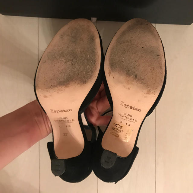 repetto(レペット)のrepetto♪定番ワンストラップ パンプス 黒 BAYA 37 レディースの靴/シューズ(ハイヒール/パンプス)の商品写真