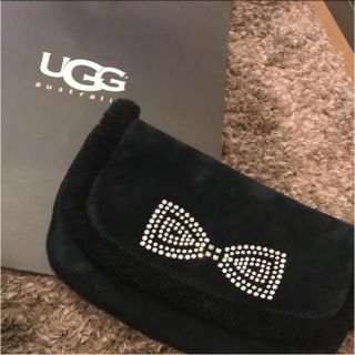 アグ(UGG)のアグ ugg クラッチバッグ トート スワロフスキー リボン ロンハーマン (トートバッグ)