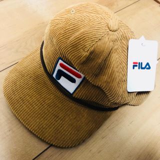 フィラ(FILA)のFILA 帽子 cap 新品未使用 タグ付(キャップ)