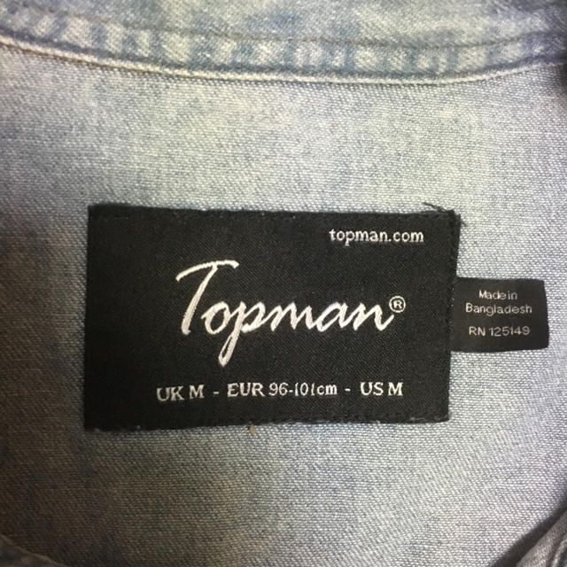 TOPMAN(トップマン)のTOPMAN デニムシャツ メンズのトップス(シャツ)の商品写真